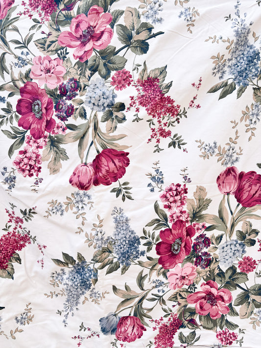 Dorma burgundy floral