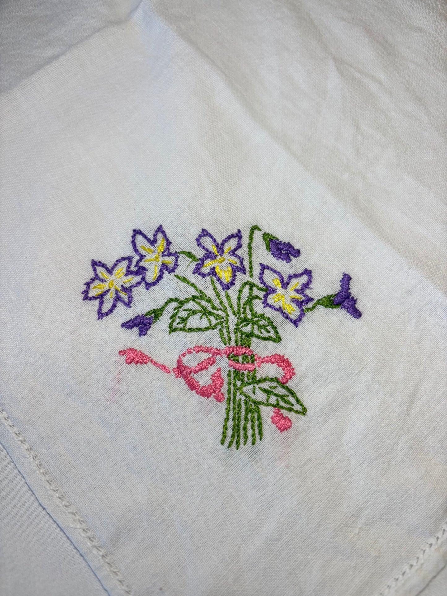 Vintage embroidery add-on