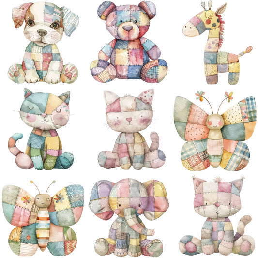Patchwork animals (9 options)