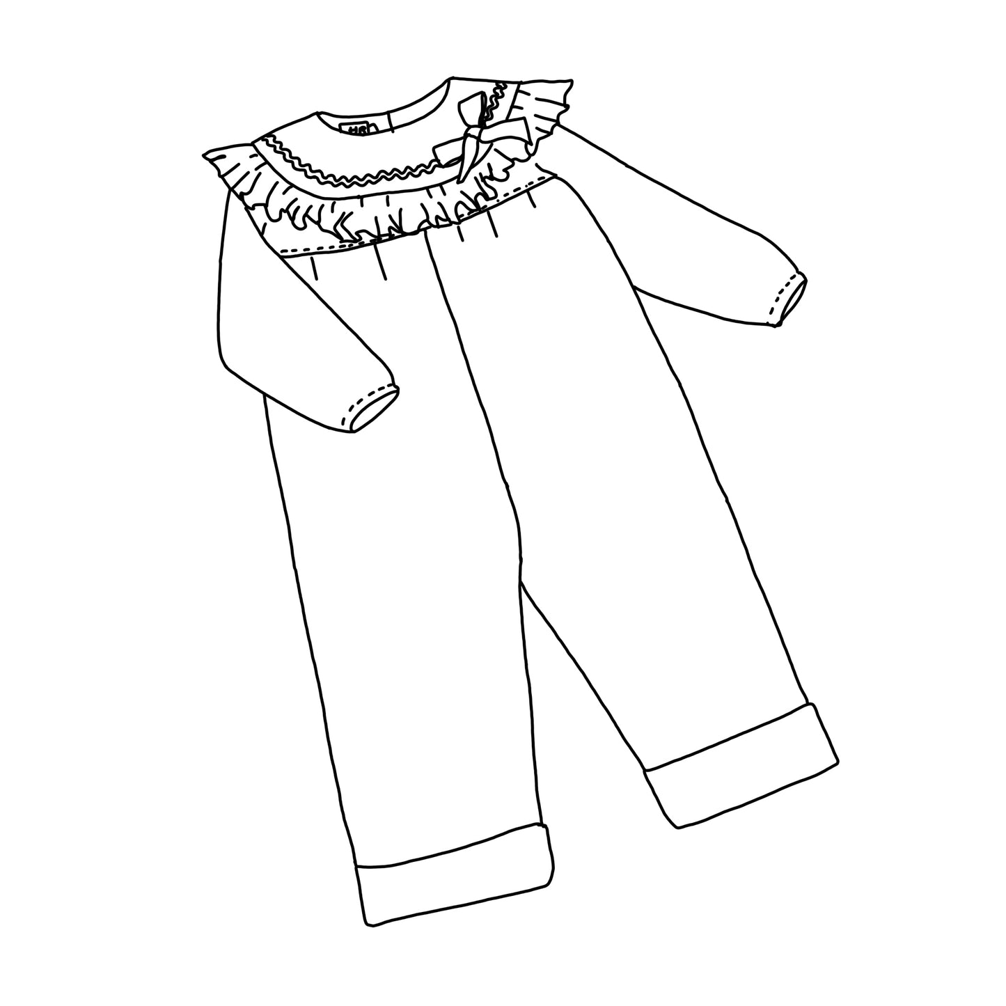 HAZEL jumpsuit (SURPRISE fabric - deal of the month - March)