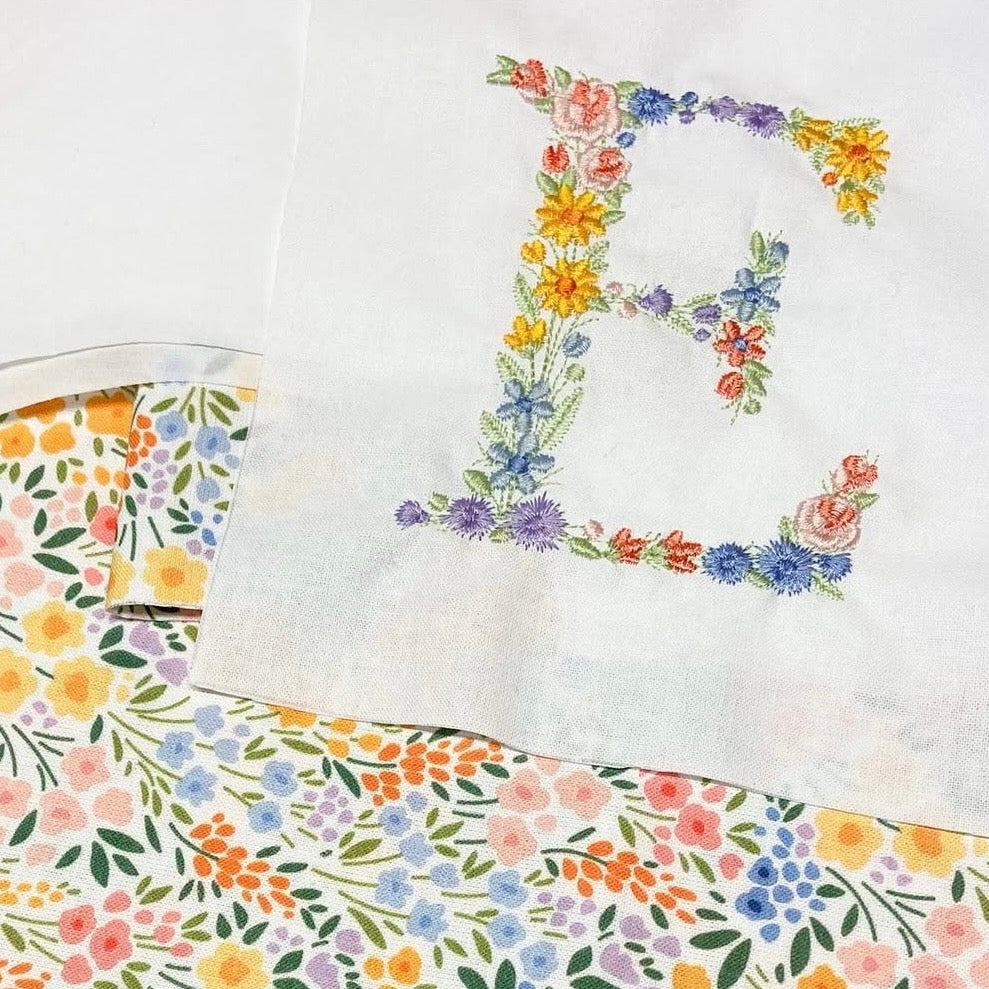 Floral letter A-Z