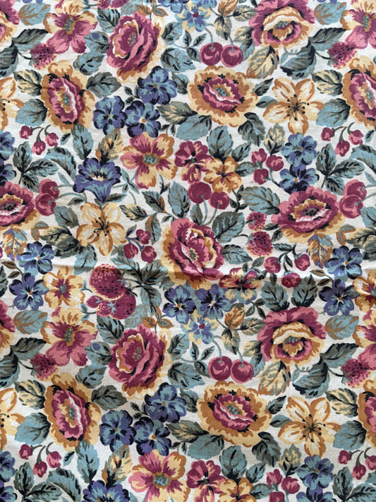 Burgundy floral
