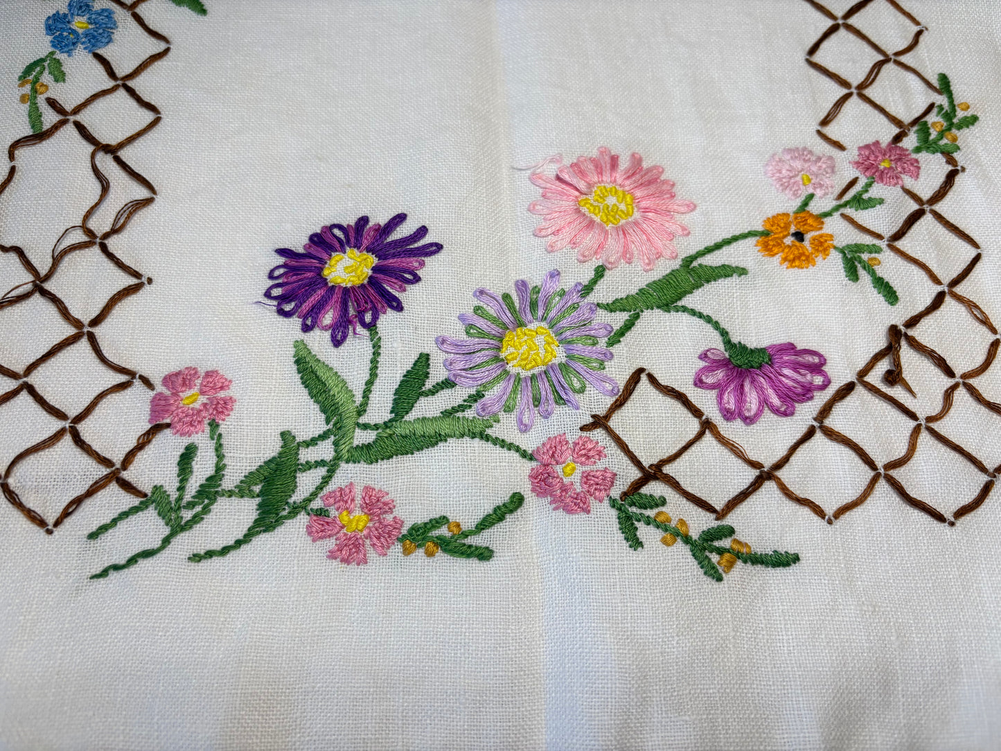 Vintage embroidery add-on