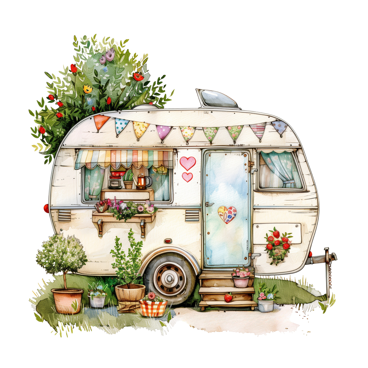 Pastel Camper Vans (9 options)