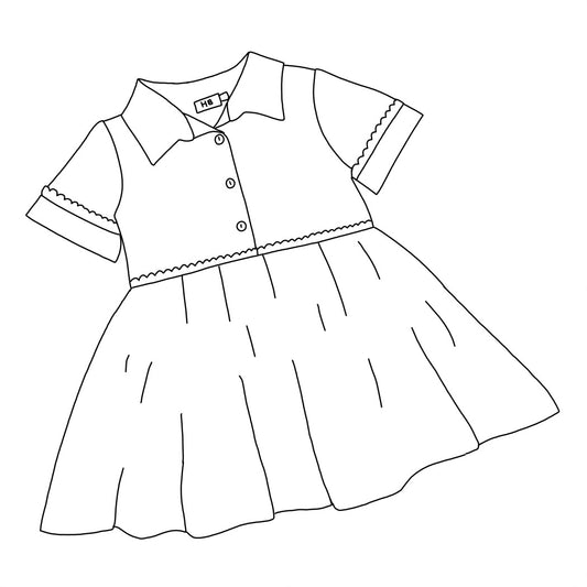 Collared school dress