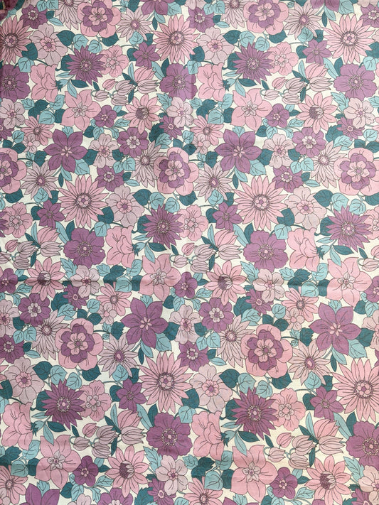 Blue and purple retro