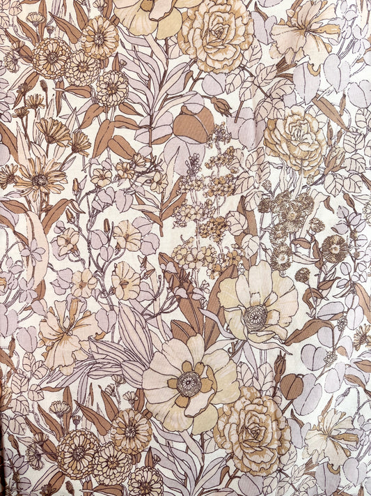 Beige floral