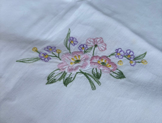 Vintage embroidery add-on