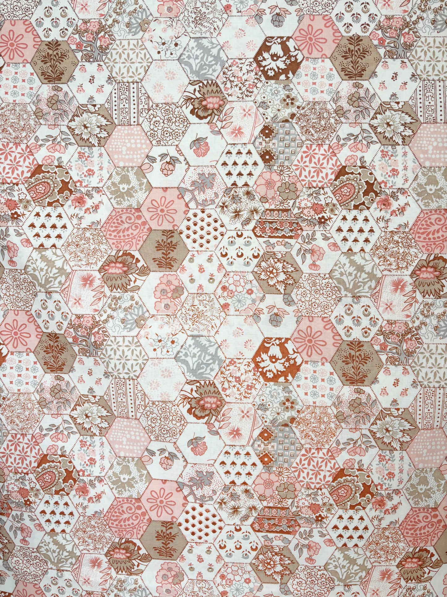 Peach patchwork