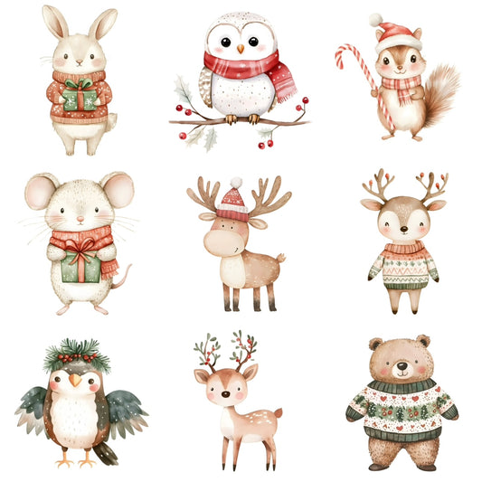 Winter animals (12 options)