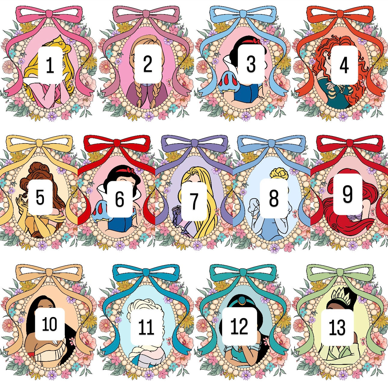 Princesses 3 (13 options)