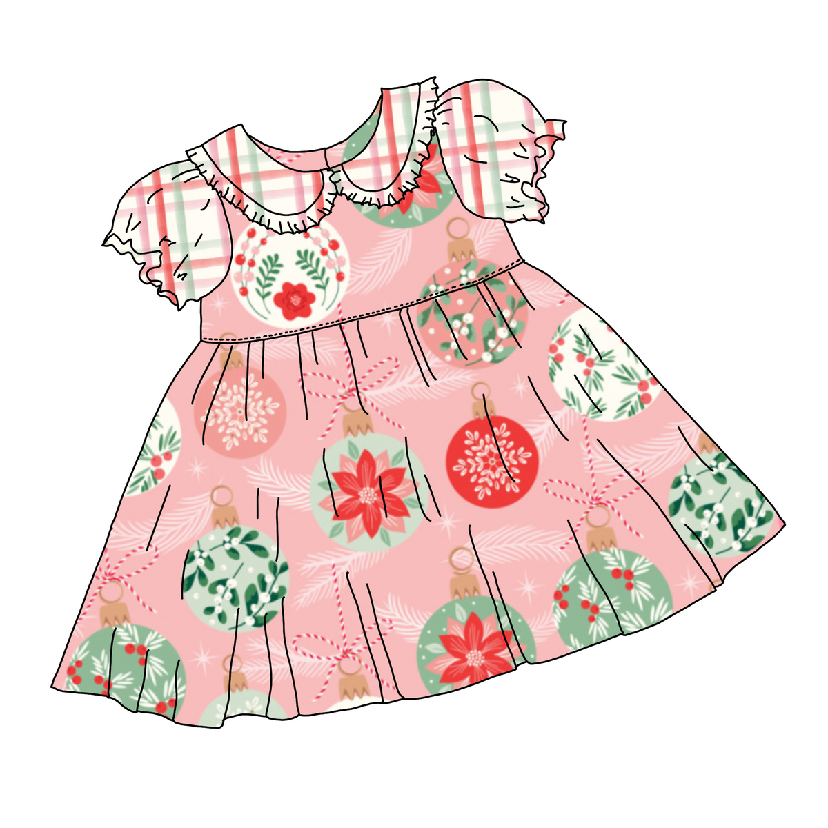 Pink baubles clash UP TO 4-5 YEARS ONLY (8-9 week turnaround)