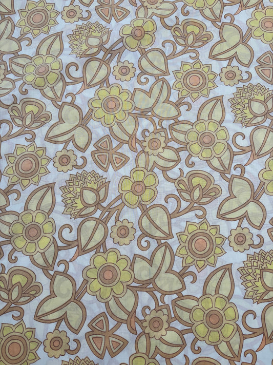 Camel retro floral