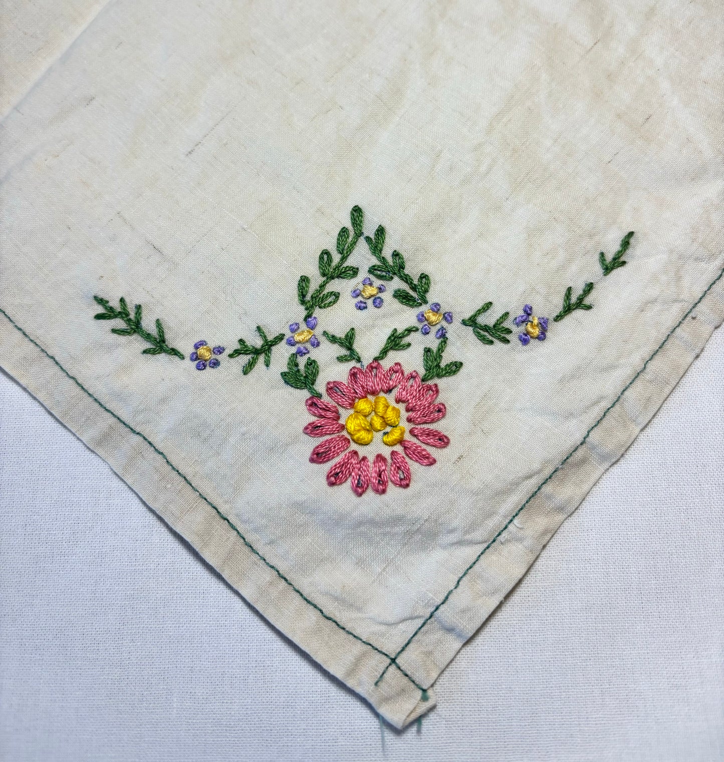 Vintage embroidery add-on