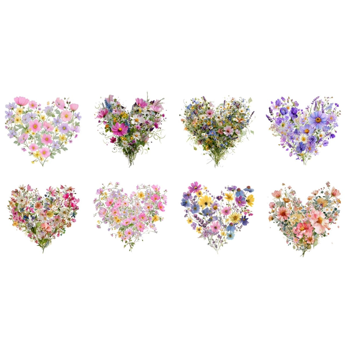 Valentines hearts (8 options)