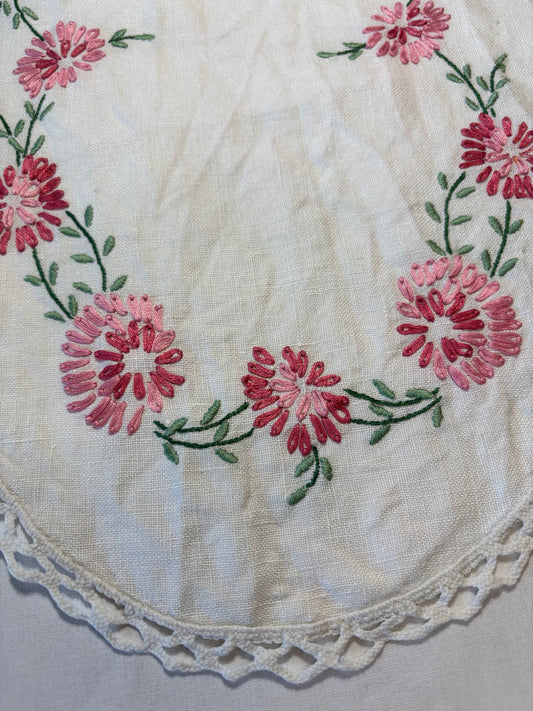 Vintage embroidery add-on