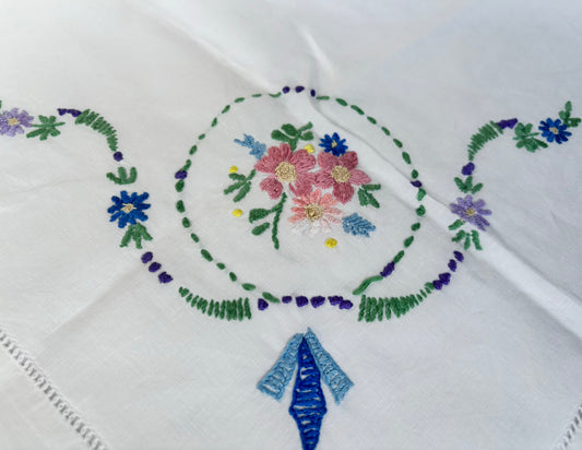 Vintage embroidery add-on