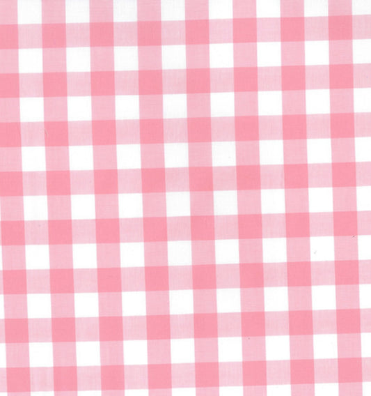 Chunky pale pink gingham