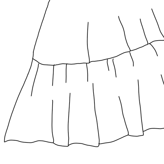 Tiered skirt ADD ON