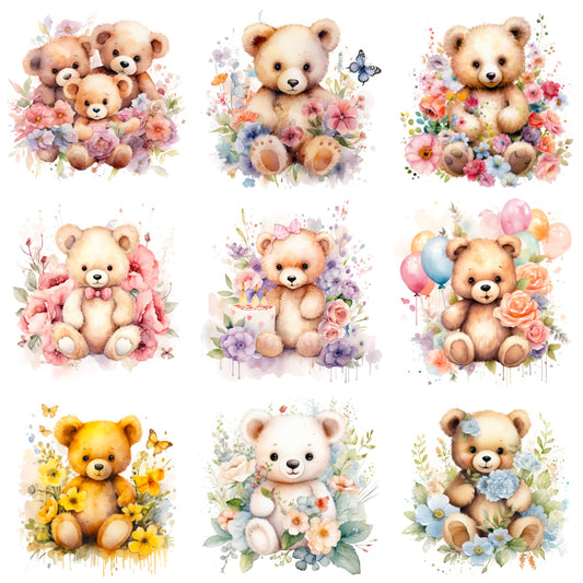 Floral Bears (21 options)