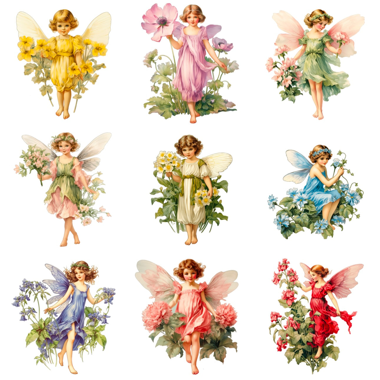 Floral Fairies (15 options)