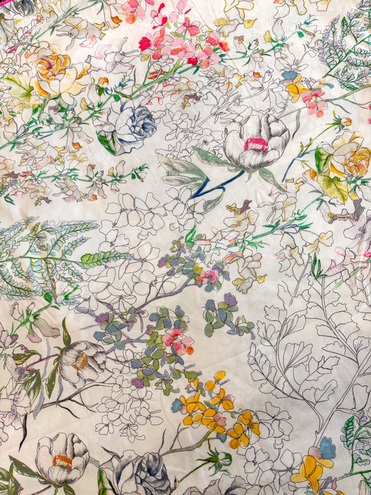 Rainbow floral