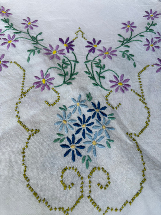 Vintage embroidery add-on