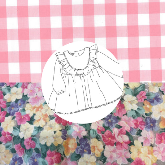 pink gingham/bhs mix WILLOW dress