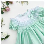 Lace Edge Collar Twirly Dress/Two Piece (34 colours) MADE TO ORDER