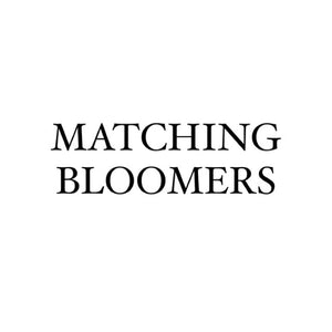Matching Bloomers (up to 4-5 years)