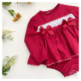Anglaise Trim Twirly Dress/Two Piece (34 colours) MADE TO ORDER