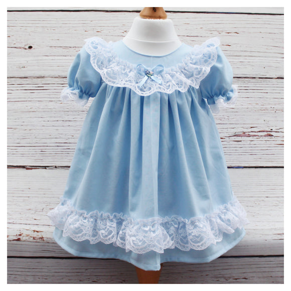 Babydoll Lace Dress & Bloomers (3 colours) MADE TO ORDER