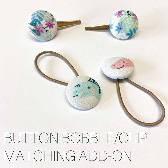 ADD-ON MATCHING BUTTON BOBBLE/CLIP
