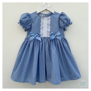 Anglaise Trim School Dress (colour options) MADE TO ORDER